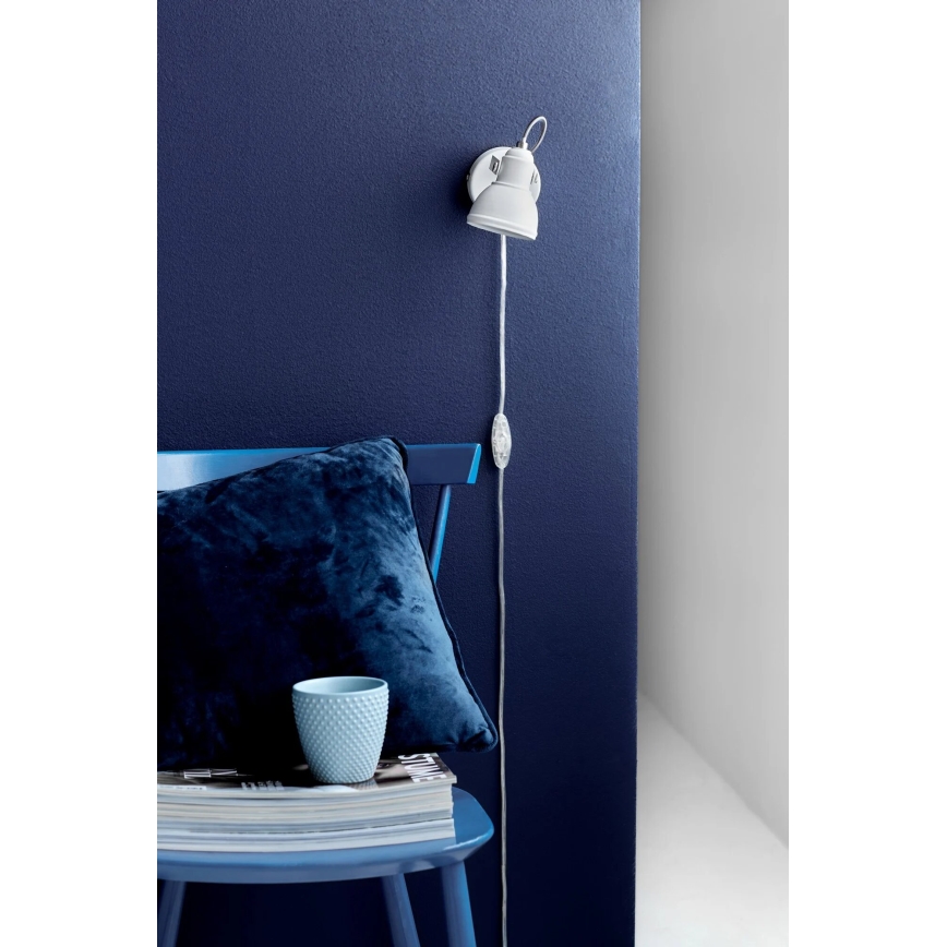 Nordlux - Nástenné bodové svietidlo ASLAK 1xGU10/35W/230V biela