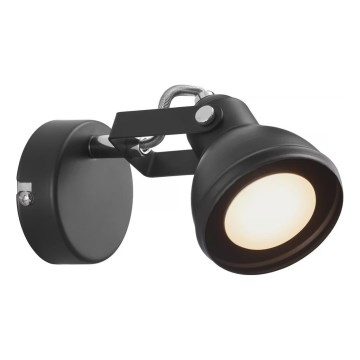 Nordlux - Nástenné bodové svietidlo ASLAK 1xGU10/35W/230V čierna
