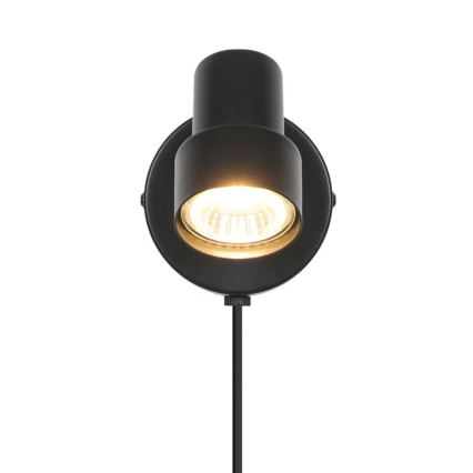 Nordlux - Nástenné bodové svietidlo BOSTON 1xGU10/5W/230V čierna