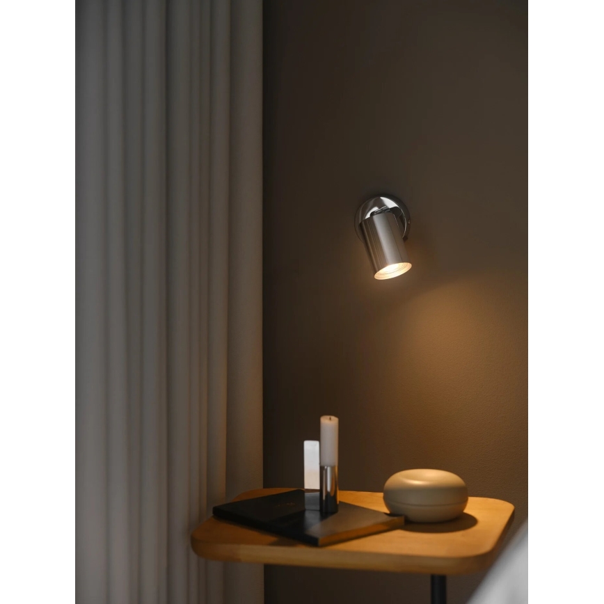 Nordlux - Nástenné bodové svietidlo EXPLORE 1xGU10/7W/230V lesklý chróm