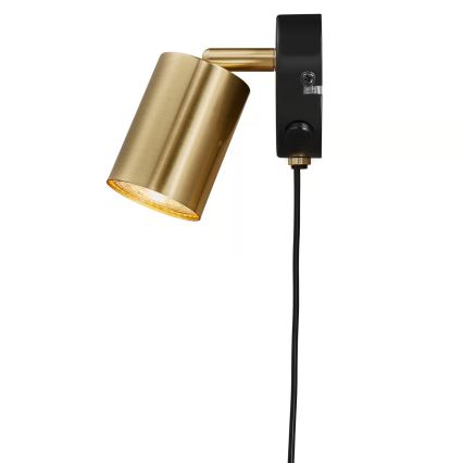 Nordlux - Nástenné bodové svietidlo EXPLORE 1xGU10/7W/230V mosadz