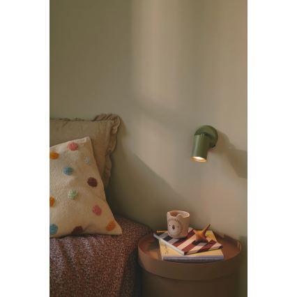 Nordlux - Nástenné bodové svietidlo EXPLORE 1xGU10/7W/230V zelená