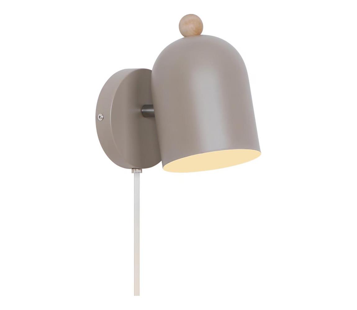 Nordlux - Nástenné bodové svietidlo GASTON 1xE27/15W/230V béžová 2412671018