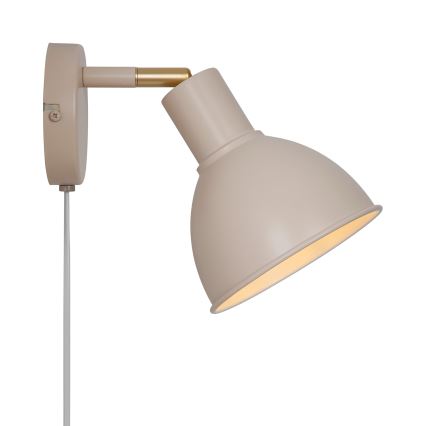 Nordlux - Nástenné bodové svietidlo POP 1xE27/18W/230V béžová