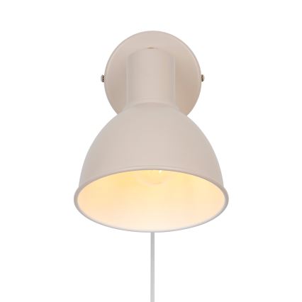 Nordlux - Nástenné bodové svietidlo POP 1xE27/18W/230V béžová