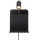 Nordlux - Nástenné bodové svietidlo s poličkou a USB ROOMI 1xGU10/8W/230V čierna