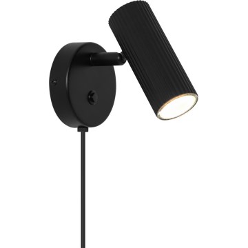 Nordlux - Nástenné bodové svietidlo VICO 1xGU10/5W/230V čierne