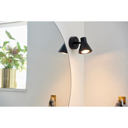 Nordlux - Nástenné svietidlo EIK 1xGU10/35W/230V čierne