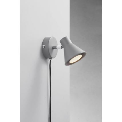 Nordlux - Nástenné svietidlo EIK 1xGU10/35W/230V sivé