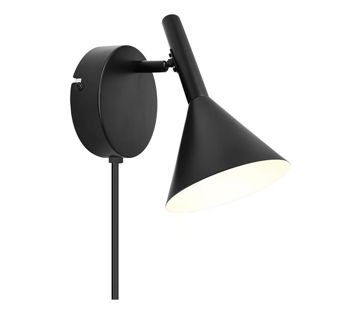 Nordlux - Nástenné svietidlo KELVIS 1xGU10/12W/230V čierne 2612741003