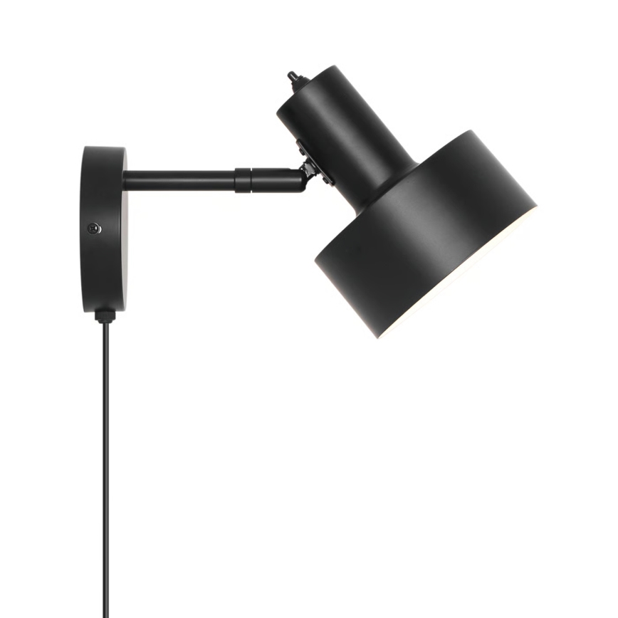 Nordlux - Nástenné svietidlo MATIS 1xE27/15W/230V čierna