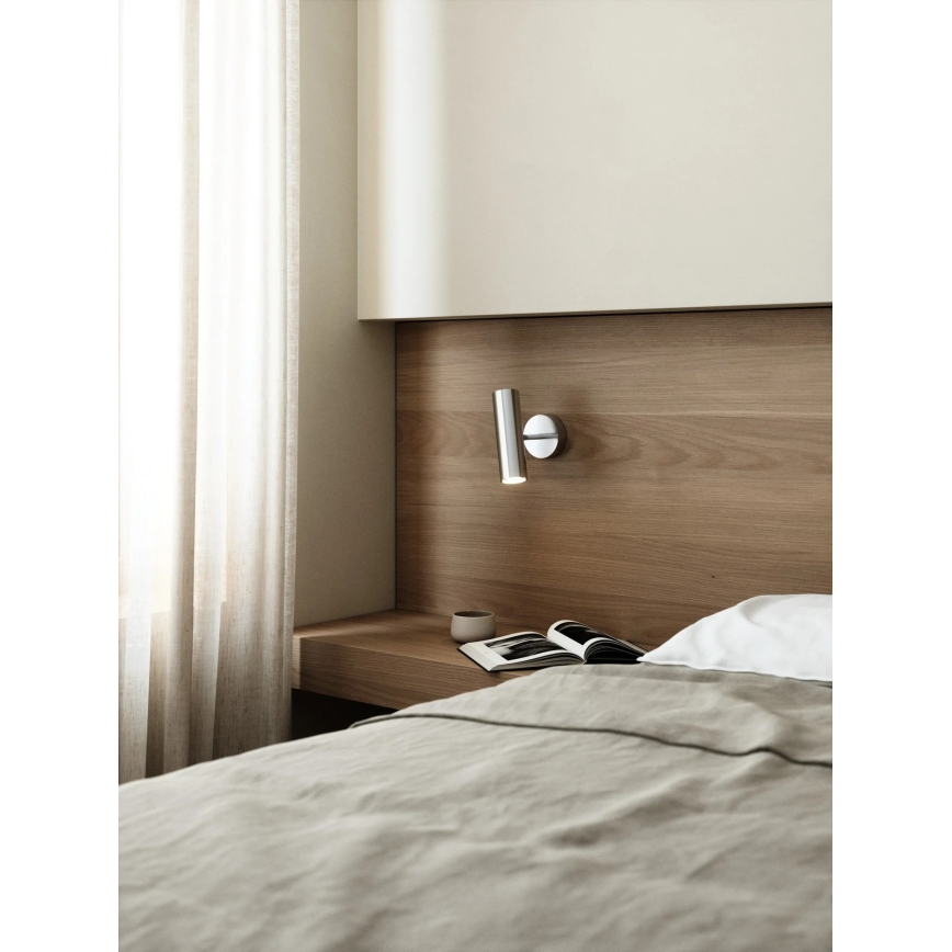 Nordlux - Nástenné bodové svietidlo MIB 1xGU10/20W/230V lesklý chróm