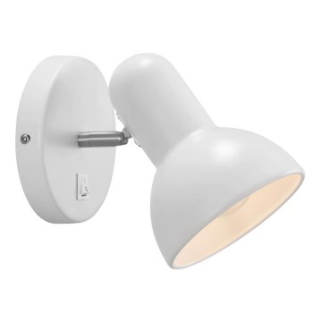 Nordlux - Nástenné svietidlo TEXAS 1xE27/60W/230V biele