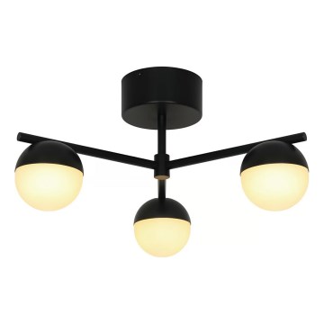 Nordlux - Prisadený luster CONTINA 3xG9/5W/230V čierna