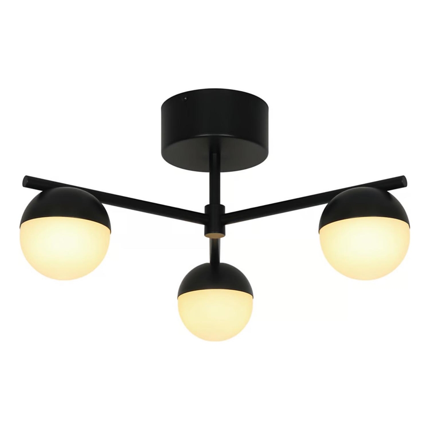 Nordlux - Prisadený luster CONTINA 3xG9/5W/230V čierna