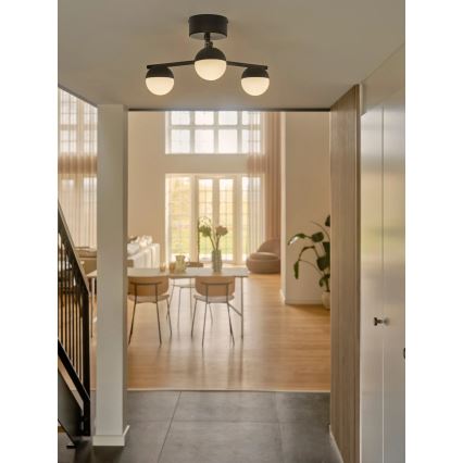 Nordlux - Prisadený luster CONTINA 3xG9/5W/230V čierna