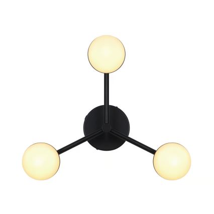 Nordlux - Prisadený luster CONTINA 3xG9/5W/230V čierna
