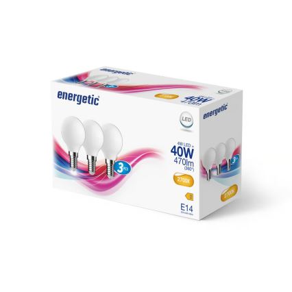 Nordlux - SADA 3x LED žiarovky G45 E14/4W/230V 2700K