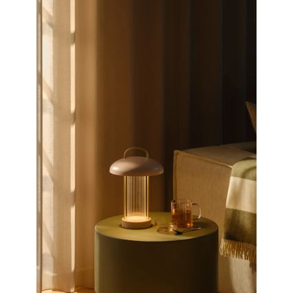 Nordlux - stmievateľná nabíjacia dotyková LED stolná lampa MIRANO LED/3W/3,7V ružová