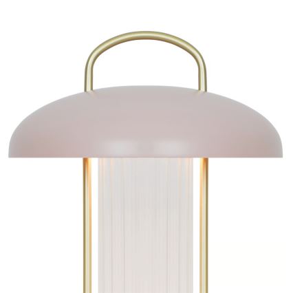 Nordlux - stmievateľná nabíjacia dotyková LED stolná lampa MIRANO LED/3W/3,7V ružová