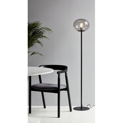 Nordlux - Stojacia lampa ALTON 1xE27/25W/230V čierna