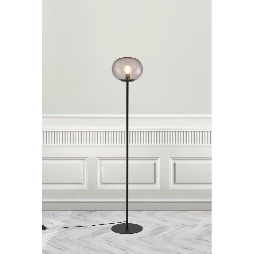 Nordlux - Stojacia lampa ALTON 1xE27/25W/230V čierna