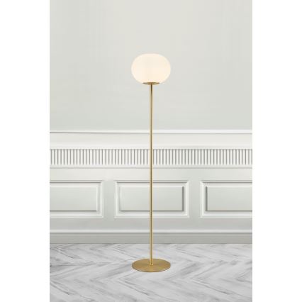 Nordlux - Stojacia lampa ALTON 1xE27/25W/230V zlatá