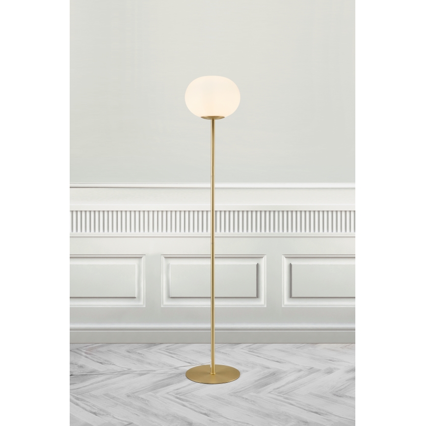 Nordlux - Stojacia lampa ALTON 1xE27/25W/230V zlatá
