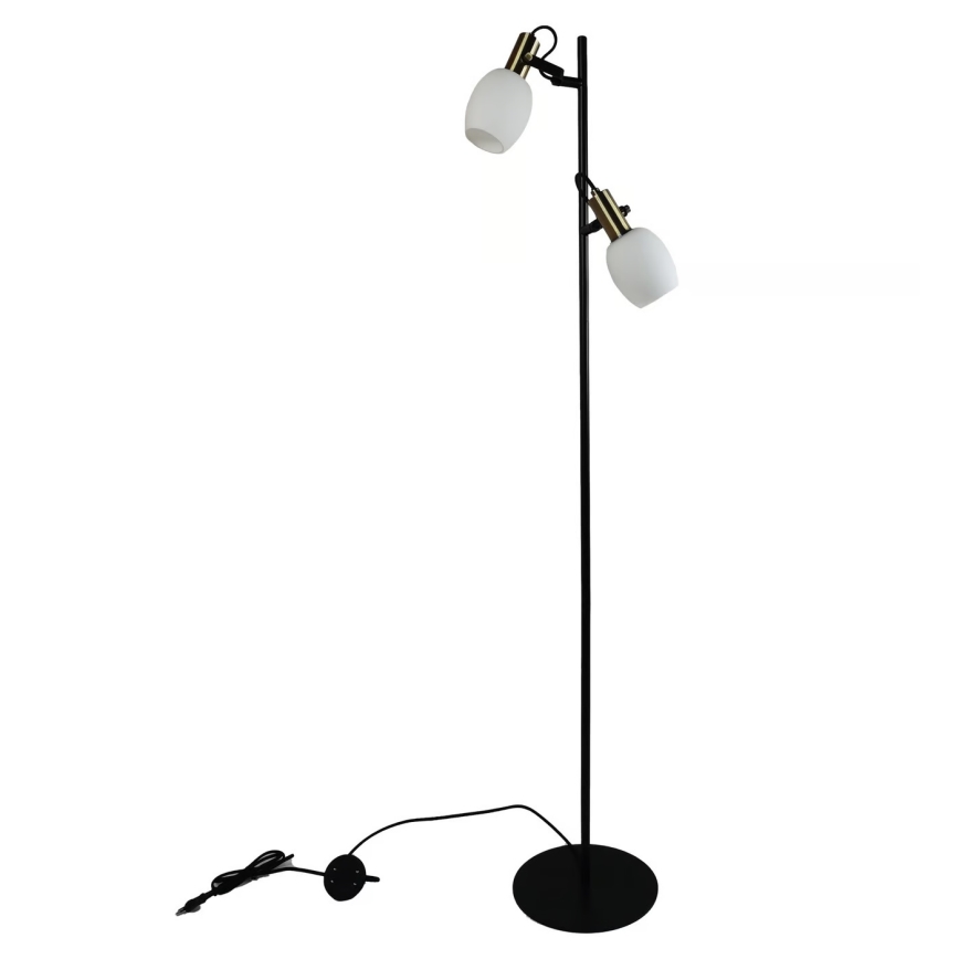 Nordlux - Stojacia lampa ARILD 2xE14/40W/230V čierna