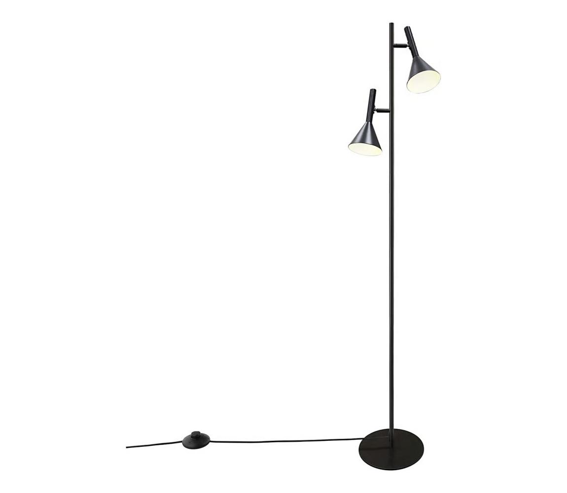 Nordlux - Stojacia lampa KELVIS 2xGU10/12W/230V čierna 2612784003