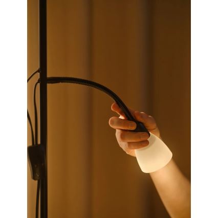 Nordlux - Stojacia lampa LAURIA 1xE27/40W/230V + 1xE14/15W