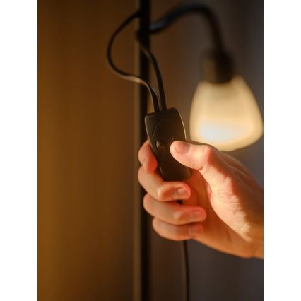Nordlux - Stojacia lampa LAURIA 1xE27/40W/230V + 1xE14/15W