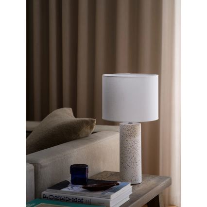 Nordlux - Stolná lampa ANTIGA 1xE27/60W/230V biela