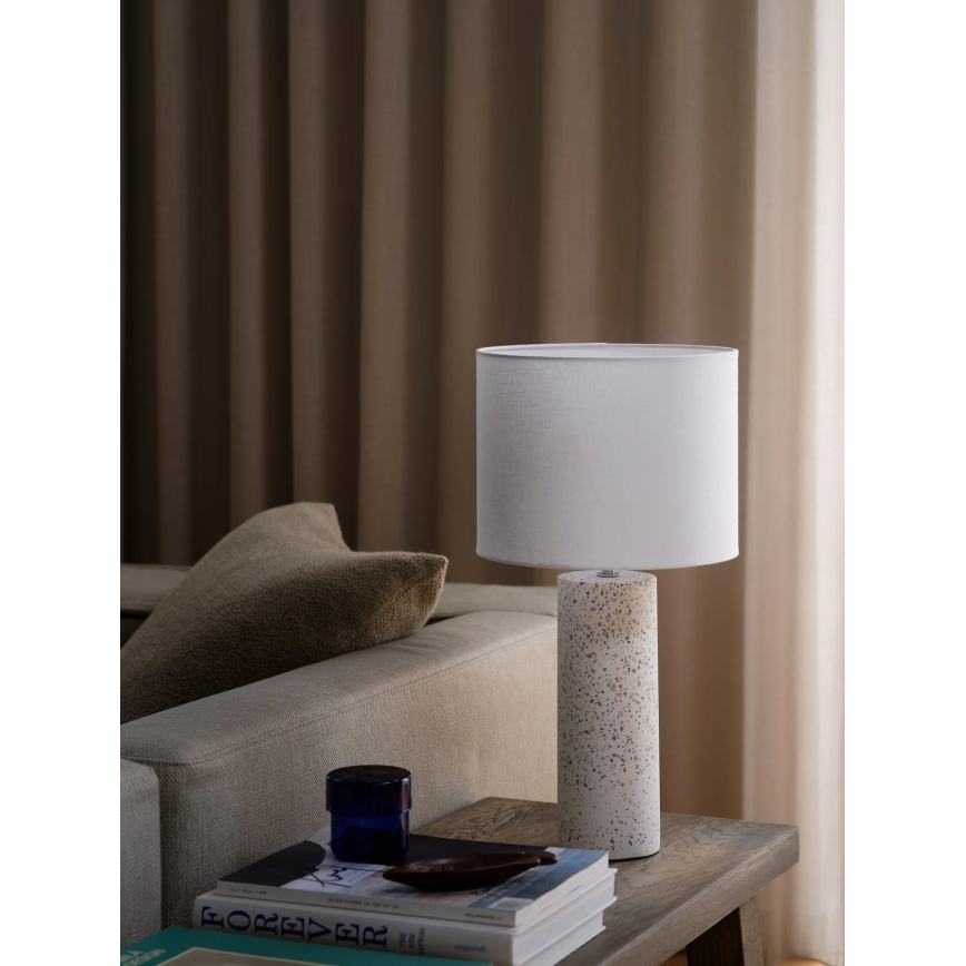 Nordlux - Stolná lampa ANTIGA 1xE27/60W/230V biela