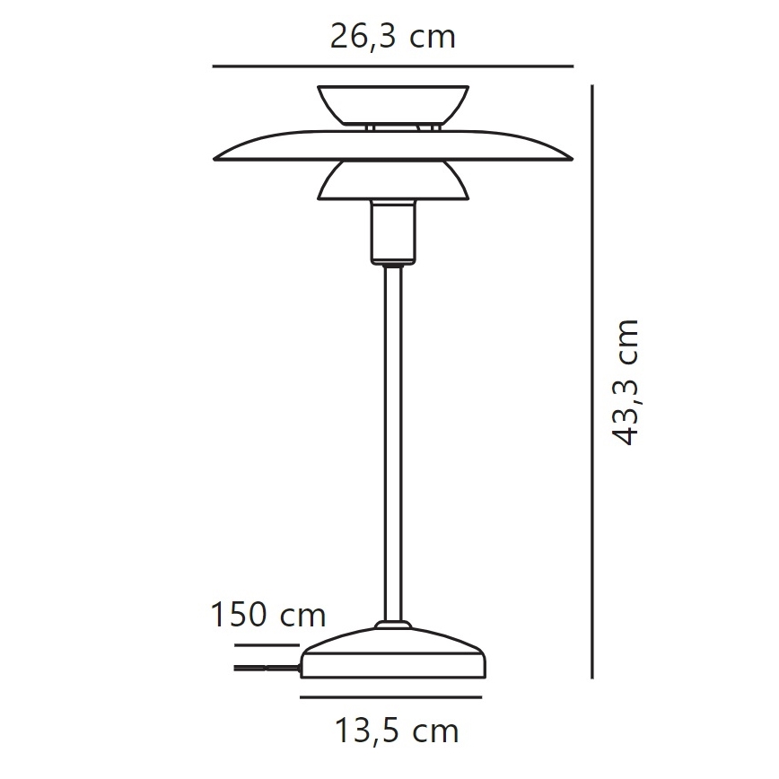 Nordlux - Stolná lampa CARMEN 1xE14/25W/230V čierna