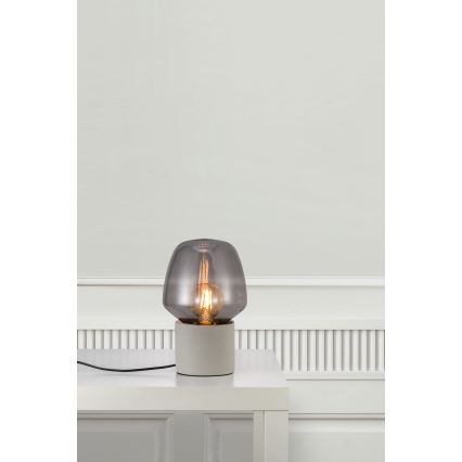 Nordlux - Stolná lampa CHRISTINA 1xE27/25W/230V betón/čierna