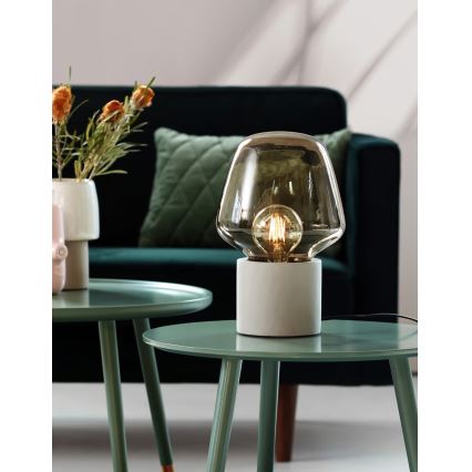 Nordlux - Stolná lampa CHRISTINA 1xE27/25W/230V betón/čierna