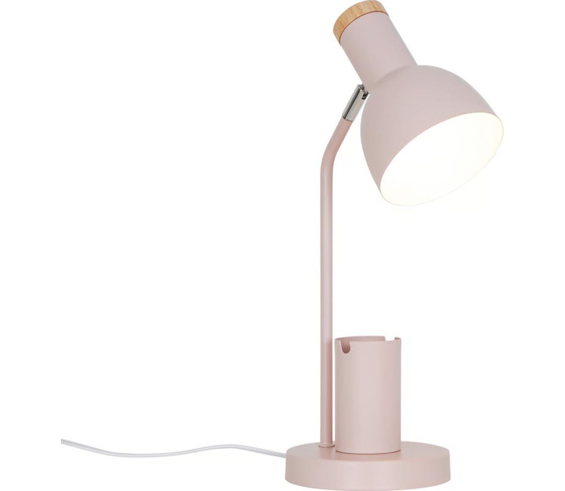 Nordlux - Stolná lampa DEVONE 1xE27/15W/230V ružová 2512405057