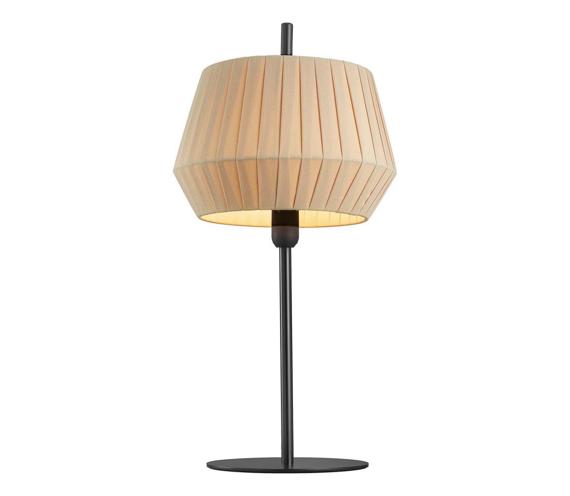Nordlux Nordlux - Stolná lampa DICTE 1xE14/40W/230V béžová/čierna 