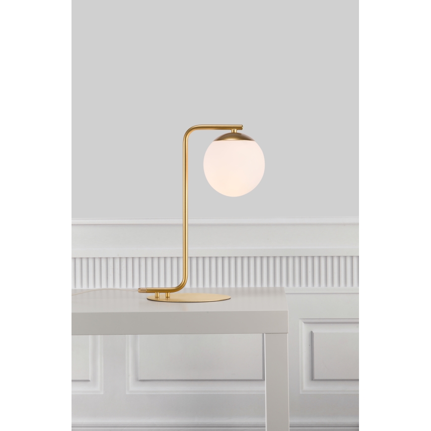 Nordlux - Stolná lampa GRANT 1xE14/40W/230V zlatá