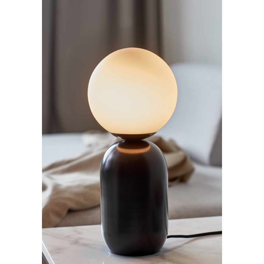 Nordlux - Stolná lampa NOTTI 1xE14/25W/230V čierna