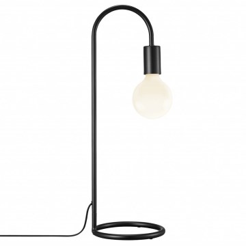 Nordlux - Stolová lampa PACO 1xE27/25W/230V čierna
