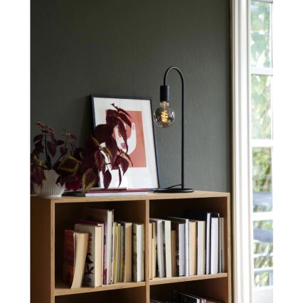 Nordlux - Stolová lampa PACO 1xE27/25W/230V čierna
