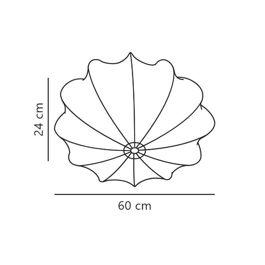 Nordlux - Stropné svietidlo AERON 3xE27/25W/230V pr. 60 cm