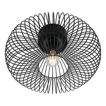 Nordlux - Stropné svietidlo BERONI 1xE27/60W/230V pr. 40,3 cm čierna