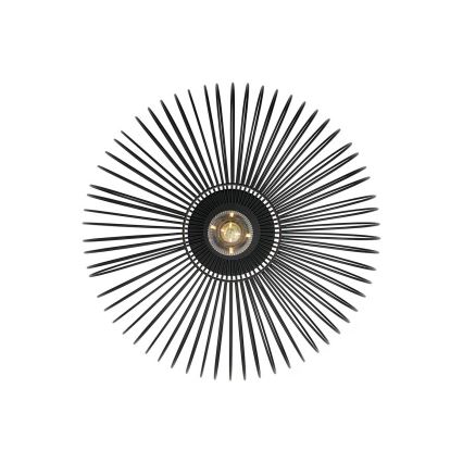Nordlux - Stropné svietidlo BERONI 1xE27/60W/230V pr. 40,3 cm čierna