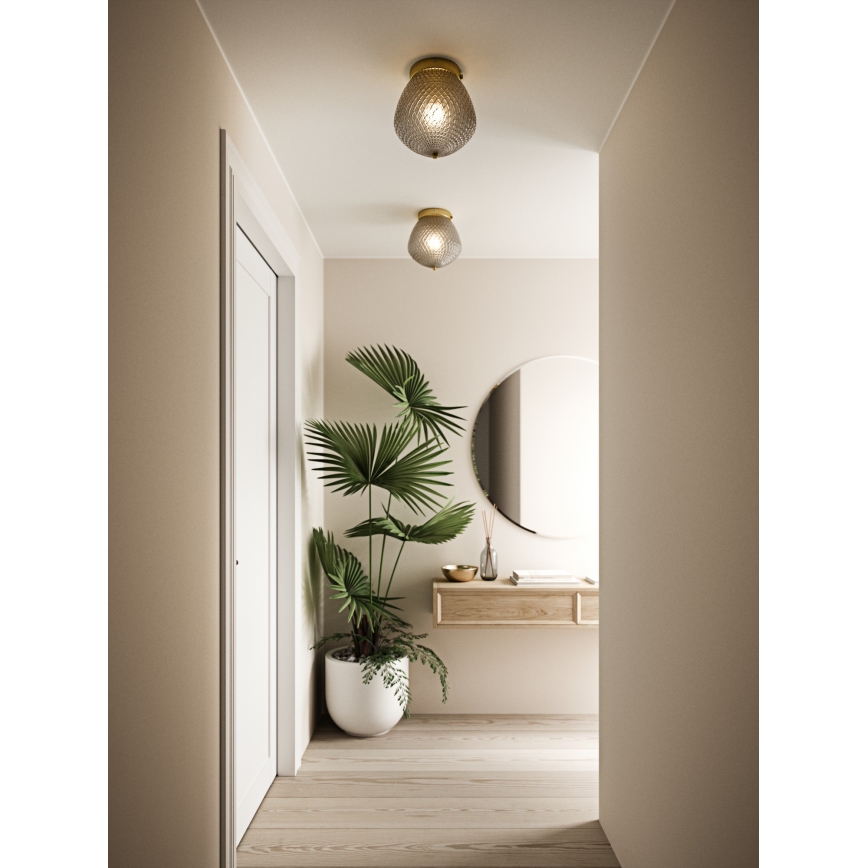 Nordlux - Stropné svietidlo ORBIFORM 1xE27/40W/230V zlatá