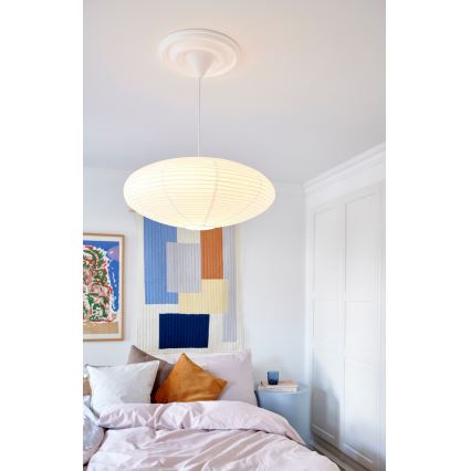 Nordlux - Tienidlo k lustru VILLO E27 pr. 60 cm biela