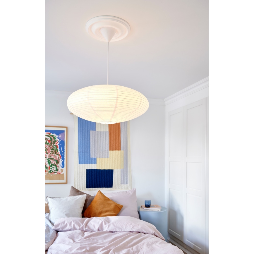 Nordlux - Tienidlo k lustru VILLO E27 pr. 60 cm biela