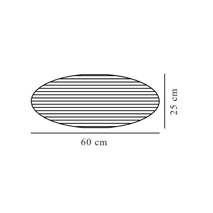 Nordlux - Tienidlo k lustru VILLO E27 pr. 60 cm biela